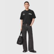 Picture of ALLSAINTS MEN'S CHROMIUM SHORT SLEEVE CREW WASHED BLACK 5