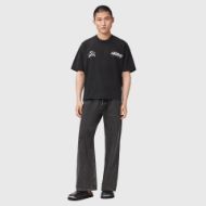 Picture of ALLSAINTS MEN'S CHROMIUM SHORT SLEEVE CREW WASHED BLACK 3