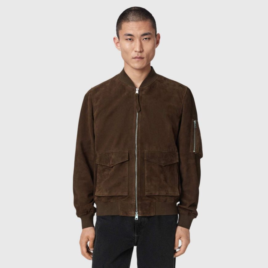 Снимка на ALLSAINTS МЪЖКО ЯКЕ ROKKO BOMBER RUSSET BROWN