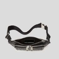 Снимка на KARL LAGERFELD МЪЖКА ЧАНТА LOOM LEATHER BUMBAG BLACK 3