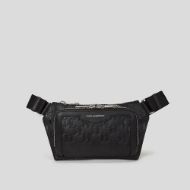 Снимка на KARL LAGERFELD МЪЖКА ЧАНТА LOOM LEATHER BUMBAG BLACK 1