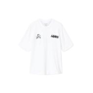 Picture of ALLSAINTS MEN'S CHROMIUM SHORT SLEEVE CREW ASHEN WHITE 6
