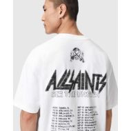 Picture of ALLSAINTS MEN'S CHROMIUM SHORT SLEEVE CREW ASHEN WHITE 4
