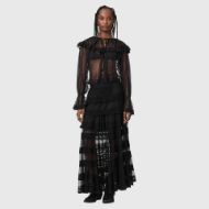 Picture of ALLSAINTS WOMEN'S MAGGIE SKIRT BLACK 3