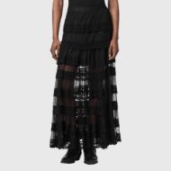 Picture of ALLSAINTS WOMEN'S MAGGIE SKIRT BLACK 1