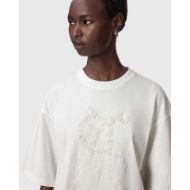 Picture of ALLSAINTS WOMEN'S REFLEX AMELIE TEE OPTIC WHITE 3