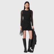 Picture of ALLSAINTS WOMEN'S RILEY MINI DRESS BLACK 5