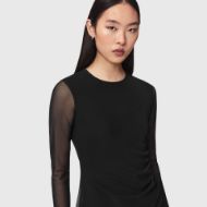 Picture of ALLSAINTS WOMEN'S RILEY MINI DRESS BLACK 4