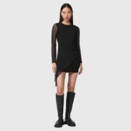 Picture of ALLSAINTS WOMEN'S RILEY MINI DRESS BLACK 1