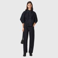 Picture of ALLSAINTS WOMEN'S SADIE BARREL JEANS RINSE WASH INDIGO 5