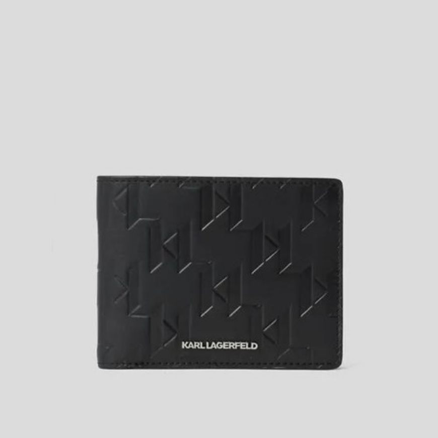 Снимка на KARL LAGERFELD МЪЖКО ПОРТМОНЕ LOOM LEATHER BIFOLD BLACK