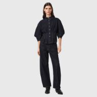 Picture of ALLSAINTS WOMEN'S NANCY DENIM SHIRT RINSE WASH INDIGO 3