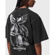 Снимка на ALLSAINTS ДАМСКИ ТОП SERAPH AMELIE SHORT SLEEVE WASHED BLACK 5