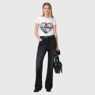 Picture of ALLSAINTS WOMEN'S REFLECT STEVIE TEE OPTIC WHITE 7