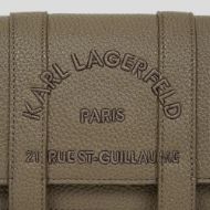 Снимка на KARL LAGERFELD ДАМСКА ЧАНТА RSG MINI FLAP CB EMBROIDERED DARK TAUPE 4