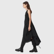 Picture of ALLSAINTS WOMEN'S SYBIL MIDI DRESS BLACK 2
