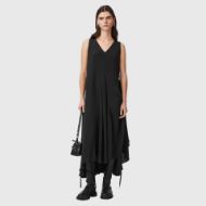 Picture of ALLSAINTS WOMEN'S SYBIL MIDI DRESS BLACK 5