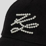 Снимка на KARL LAGERFELD ДАМСКА ШАПКА AUTOGRAPH WOOL PEARLS BLACK 4