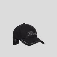 Снимка на KARL LAGERFELD ДАМСКА ШАПКА SIGNATURE LOGO/VISOR RH BLACK 1