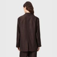 Picture of ALLSAINTS WOMEN'S CHARLEY BLAZER BITTER BROWN 2
