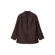Picture of ALLSAINTS WOMEN'S CHARLEY BLAZER BITTER BROWN 6