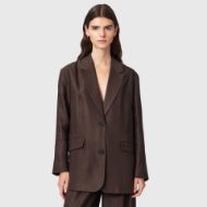Picture of ALLSAINTS WOMEN'S CHARLEY BLAZER BITTER BROWN 1