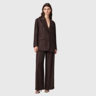 Picture of ALLSAINTS WOMEN'S CHARLEY TROUSERS BITTER BROWN 4