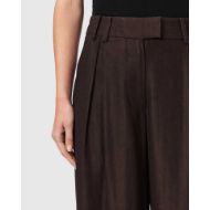 Picture of ALLSAINTS WOMEN'S CHARLEY TROUSERS BITTER BROWN 3