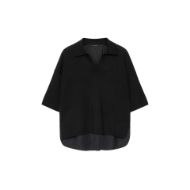 Picture of ALLSAINTS WOMEN'S BERN POLO BLACK 6
