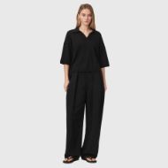 Picture of ALLSAINTS WOMEN'S BERN POLO BLACK 3