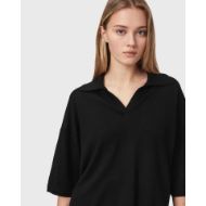 Picture of ALLSAINTS WOMEN'S BERN POLO BLACK 4