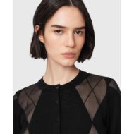 Picture of ALLSAINTS WOMEN'S BERN CARDIGAN BLACK 4