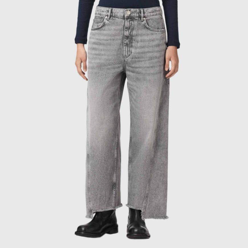 Picture of ALLSAINTS WOMEN'S FOX JEANS WASHED GREY