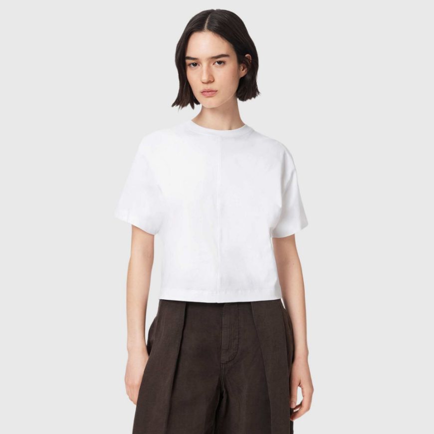 Picture of ALLSAINTS WOMEN'S EDEN ARTIA TEE WHITE