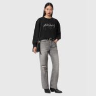 Снимка на ALLSAINTS ДАМСКИ СУИТШЪРТ CHAINS PIPPA SWEATSHIRT WASHED BLACK 6