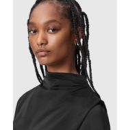 Picture of ALLSAINTS WOMEN'S LESLIE LONG SLEEVE TOP BLACK 4