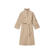 Picture of ALLSAINTS WOMEN'S CLAYTON TRENCH CEMENT GREY 7