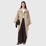 Picture of ALLSAINTS WOMEN'S CLAYTON TRENCH CEMENT GREY 6