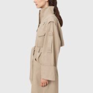 Picture of ALLSAINTS WOMEN'S CLAYTON TRENCH CEMENT GREY 4