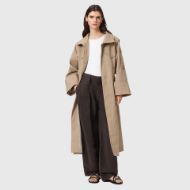 Picture of ALLSAINTS WOMEN'S CLAYTON TRENCH CEMENT GREY 3