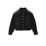 Picture of ALLSAINTS WOMEN'S NICKY STUD JACKET WASHED BLACK 7
