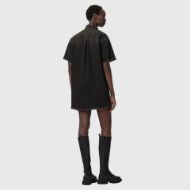 Picture of ALLSAINTS WOMEN'S FILOU DENIM DRESS OVERDYED BROWN 3
