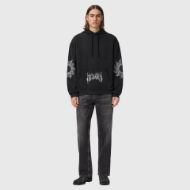 Снимка на ALLSAINTS МЪЖКИ СУИТШЪРТ HELVETTE OTH HOODY WASHED BLACK 3