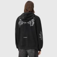 Снимка на ALLSAINTS МЪЖКИ СУИТШЪРТ HELVETTE OTH HOODY WASHED BLACK 2
