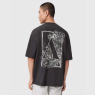 Снимка на ALLSAINTS МЪЖКА БЛУЗА ANTHOS SHORT SLEEVE CREW WASHED BLACK 2