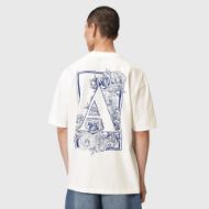 Снимка на ALLSAINTS МЪЖКА БЛУЗА ANTHOS SHORT SLEEVE CREW ASHEN WHITE 2