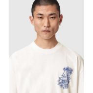 Снимка на ALLSAINTS МЪЖКА БЛУЗА ANTHOS SHORT SLEEVE CREW ASHEN WHITE 4