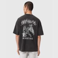 Снимка на ALLSAINTS МЪЖКА БЛУЗА REPEAT SHORT SLEEVE CREW WASHED BLACK 2