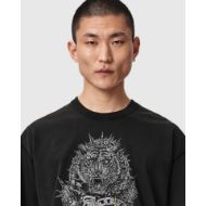 Снимка на ALLSAINTS МЪЖКА БЛУЗА IRON TIGER SHORT SLEEVE CREW WASHED BLACK 4