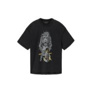 Снимка на ALLSAINTS МЪЖКА БЛУЗА IRON TIGER SHORT SLEEVE CREW WASHED BLACK 7